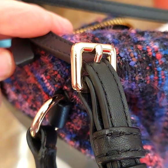 Kate Spade Multicolor Tweed Women's BACKPACK CINCH Bag - Picture 10 of 16